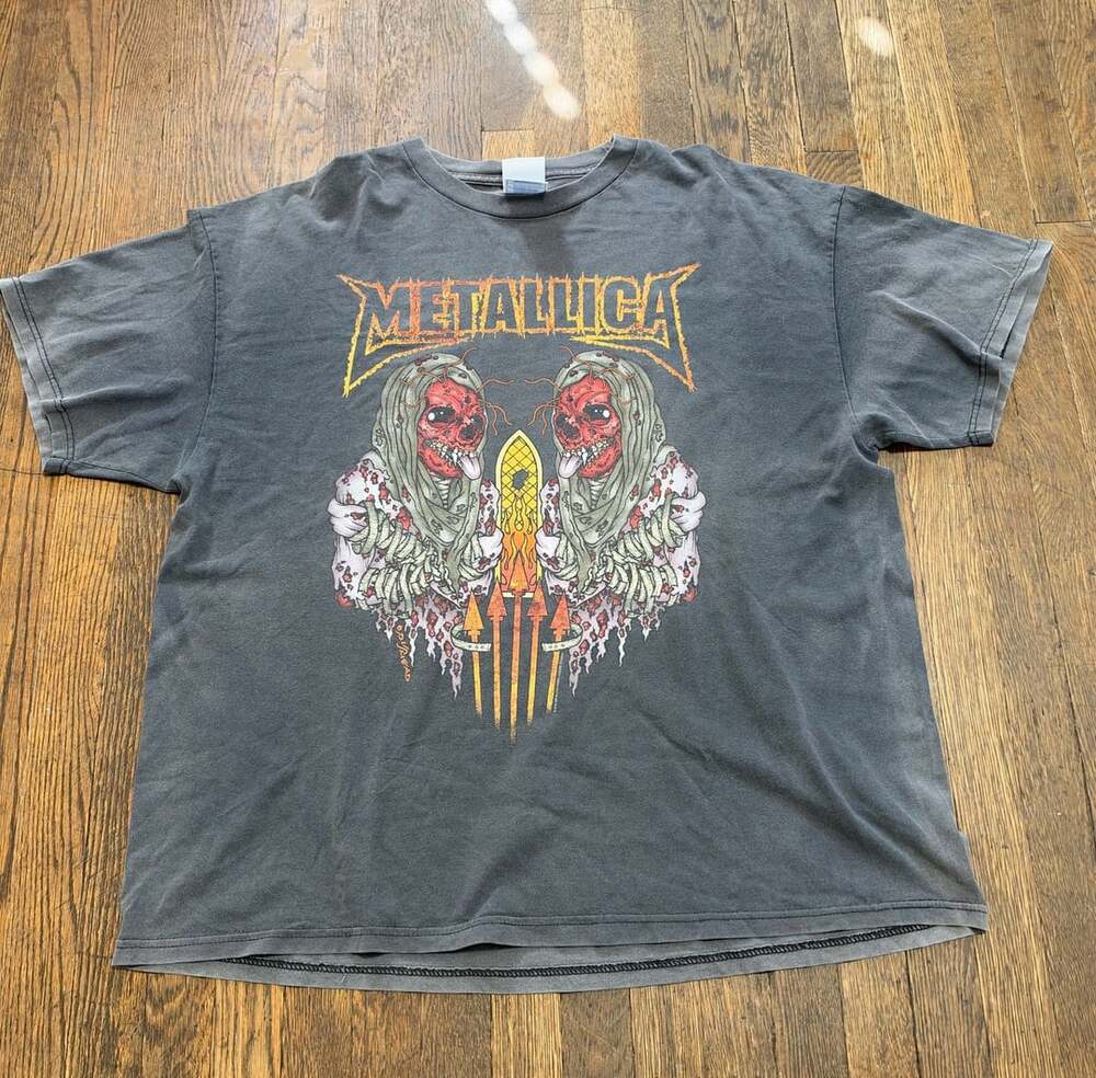 Vintage Metallica Pushead Summer Sanitarium 2003 T-Shirt Size 2XL Black